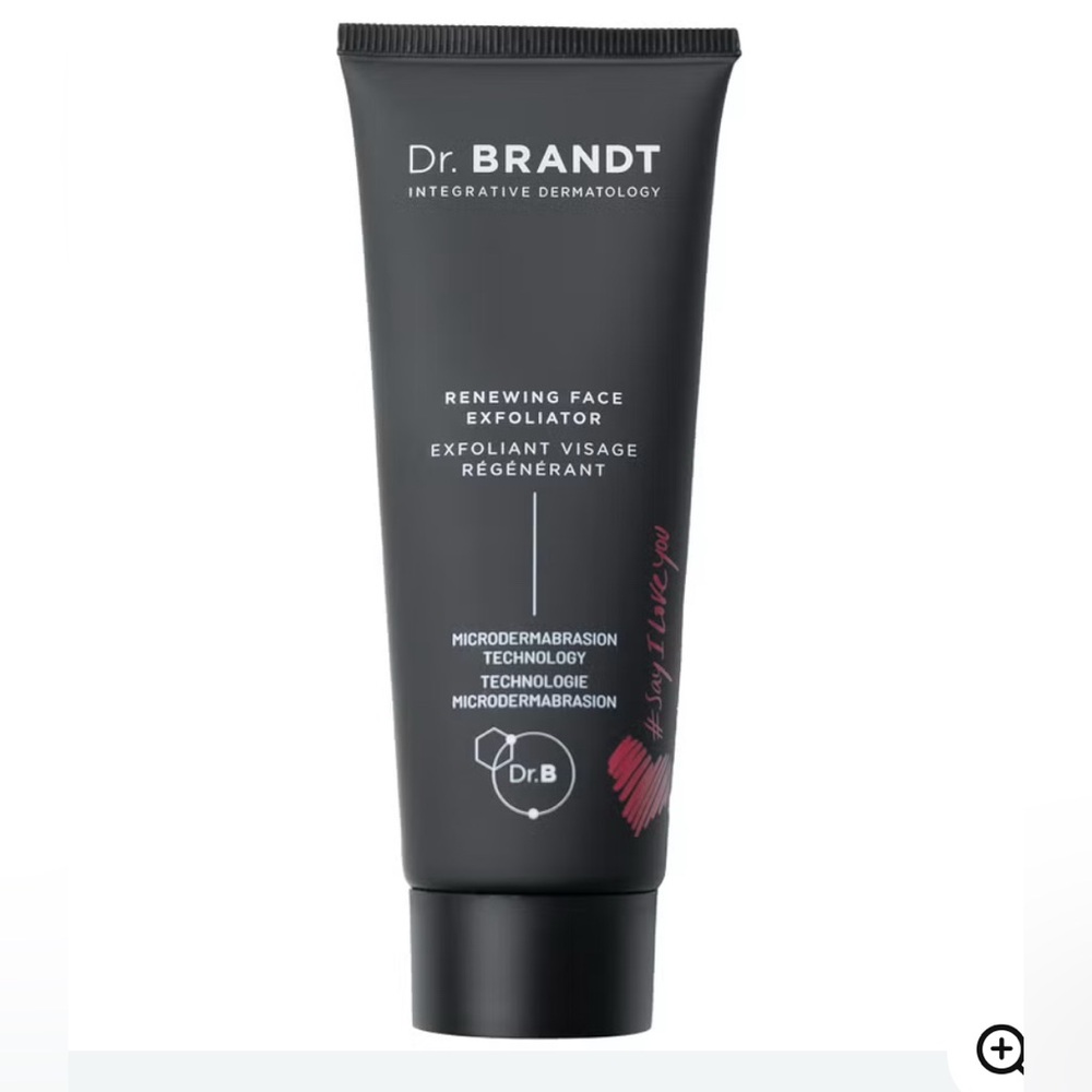 Dr. Brandt Renewing Face Exfoliator - Dark Gray